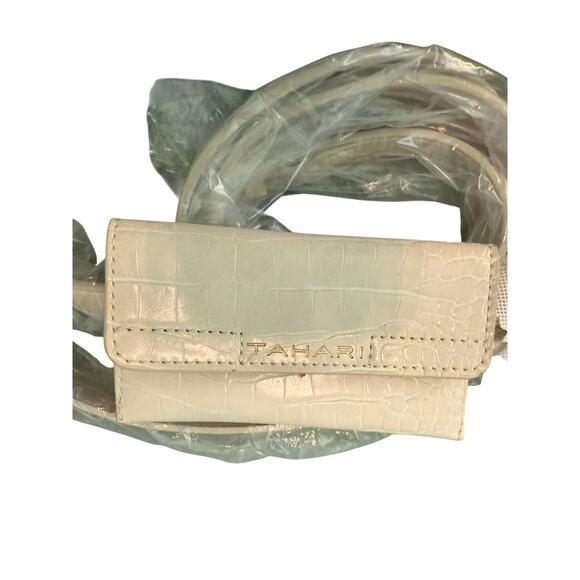 NWT Tahari Cream Crossbody and Change Purse Spring Natural - Picture 9 of 12